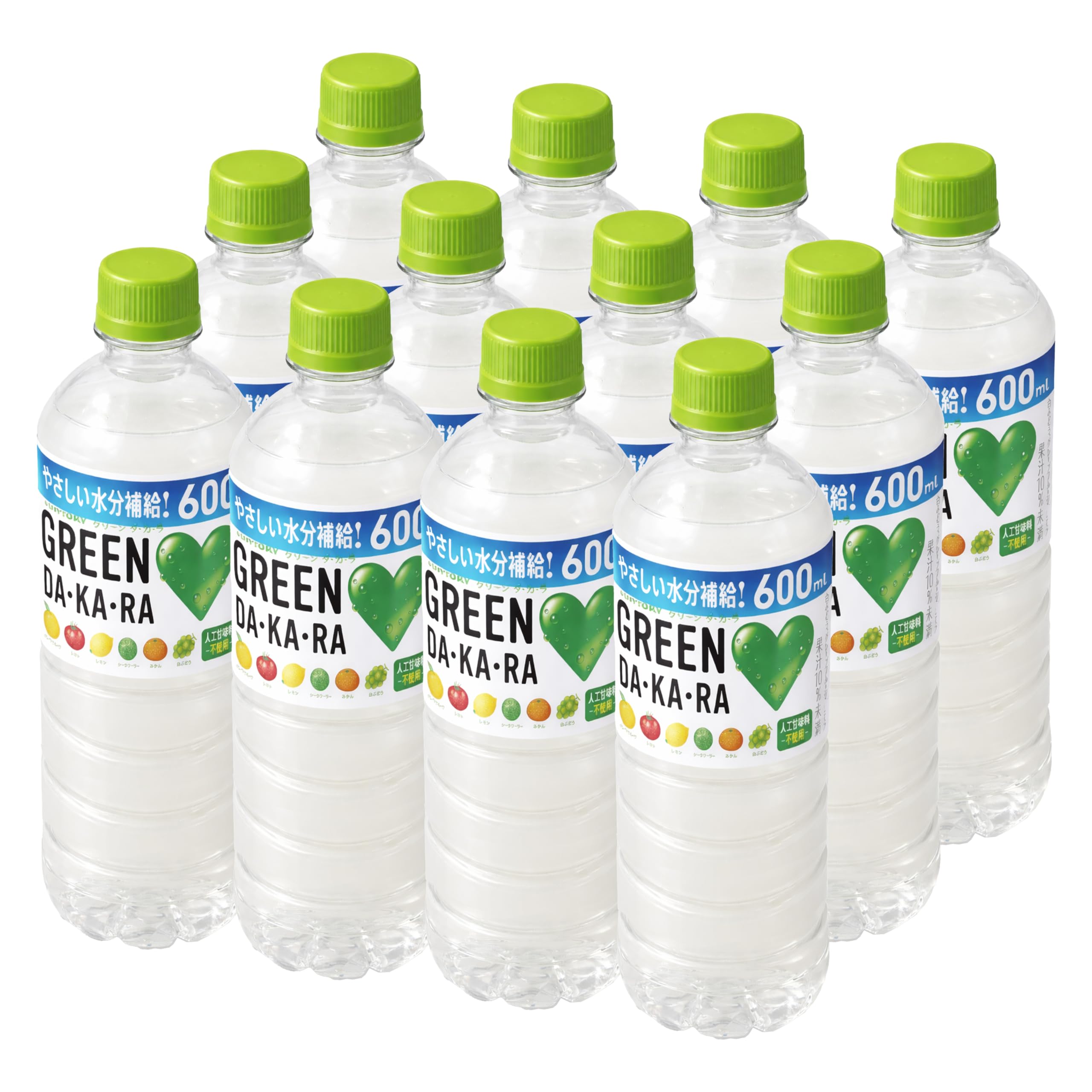 Amazon.co.jp: 【SUNTORY】GREEN DA・KA・RAグリーンダカラ 600ml、12